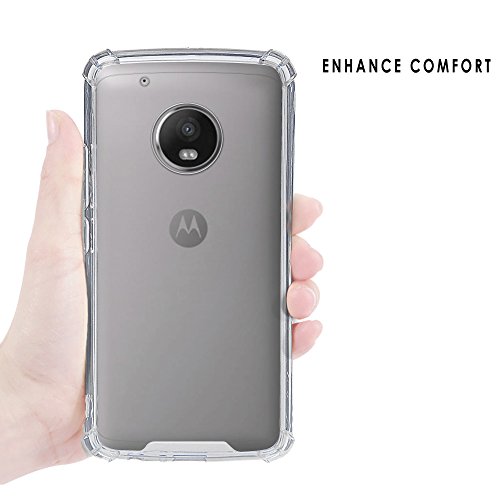 Moto G5 Plus 2017 Case, Beyondcell transparent Clear Hybrid Bumper Case Cover Motorola Moto G5 Plus 2017 (Parasailing)