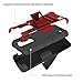 LG K8 Case, Escape 3 Case, Phoenix 2 Case, Heng Tech (TM) Full Body Hybrid Rubber Silicone Shockproof Defender Heavy Duty Holster Belt Clip Kickstand Case For LG K8 ( Red / Black)
