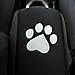 Yoursme Center Console Cover Neoprene Armrest Pad Cushion Protector Fit for Jeep Wrangler JK Sahara Sport Rubicon X & Unlimited 2011-2018 with Dog Paw Paws Print Logo