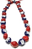 NFL New York Giants Go Nuts Kukui Nut Lei Necklace