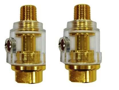 1/4"BSP Mini In-Line Oiler Air Hose In Line Lubrication for Air Tools x 2 AT096A