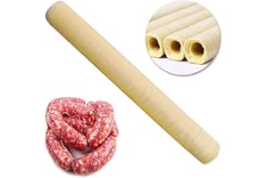 Edible Bovine Collagen Casings 28mm in Diameter Total Lenght 12.50M / 41 Ft (2, 82Ft / 25m)