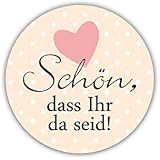 Stempel Schon Dass Ihr Da Seid Tischkarten Zu Hochzeit Taufe