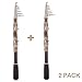 PLUSINNO Telescopic Fishing Rod Retractable Fishing Pole Rod Saltwater Travel Spinning Fishing Rods Fishing Poles