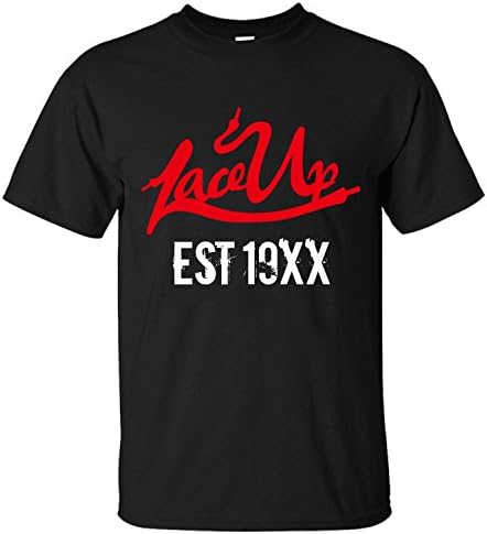 CYKK Mens Rapper Machine Gun Kelly MGK Lace Up Est 19xx Logo T Shirt black XL