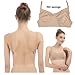 iMucci Professional Beige Clear Back Bra NO Sponge Backless Bra for Ballet Dance