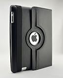 inShang Smart rotating case for iPad4/ipad 3/ ipad2, Multi-Function PU Leather Stand/ Cover, With Auto Sleep Wake Function (For ipad2/3/4 - black)
