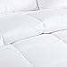 puredown Alternative Comforter, Duvet Insert, 300 Thread Count, Cotton Shell, White, Twin/Twin XLarge