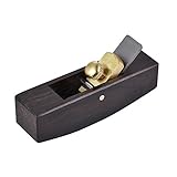 ammoon Convex Bottom Woodworking Plane Cutter Ebony Luthier Tool for Violin Viola Cello Wooden Instrument