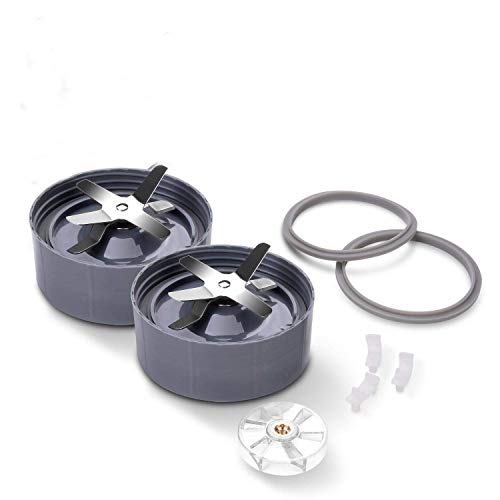 BIDIHOME Blade, Gasket, Shock Pad and Gears 8-piece Replacement Parts Compatible with Nutribullet 600w-900w High-Speed Blender/Mixer System Replacement Parts and Accessories