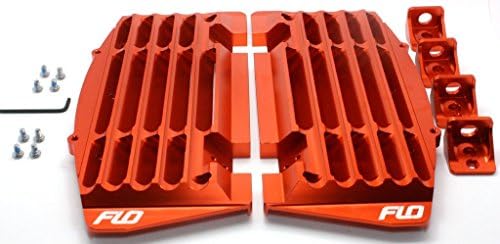 Flo Motorsports Orange 2016-2017 Radiator Guard/brace/shrouds Ktm/husqvarna/husaberg (Orange)