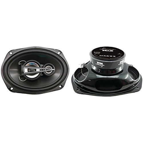 Lanzar Upgraded Standard 6&rdquo; x 9&rdquo; 3 Way Pair of Triaxial 
