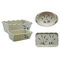 Arousing Appetites Handpainted Lavender Ceramic Cookware