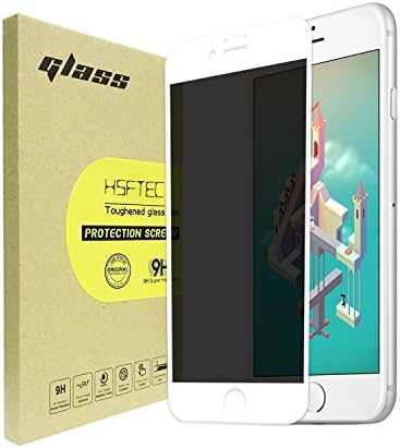 iPhone 8 / 7 Privacy Screen Protector, HSFTEC iPhone 8 Screen Protector Anti-Spy Tempered Glass Screen 9H Premium Anti-Scratch/Fingerprint