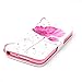 Uncle.Y Galaxy S5 Case, S5 Case, Samsung Galaxy S5 Case, Wallet Flip PU Leather Case Folio Protector Cover Case with Card Holder and Strap Case for Samsung Galaxy S5 I9600 (Flower)