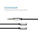 Inateck 3.5mm Audio Y Splitter Cable Male to 2 Female for Earphone and Headset Splitter Adapter, Compatible for iPhone, Samsung, LG Smartphones, Tablets, MP3 players, 22cm
