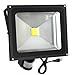 FASIHILAN 50W Motion Sensor Flood Light, Outdoor Waterproof Wall Light Fixture, 4000LM PIR Sensitive Security Light, Auto ON/Off Floodlight Lamp, 6000K Intelligent Light with US 3-Plug