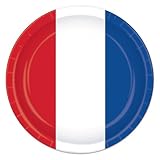 Beistle 58227 Party Supplies, 9", Red/White/Blue