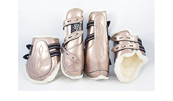 rose gold tendon boots