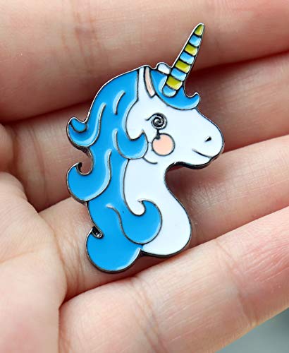KimYoung Cute Enamel Lapel Pin Sets Carton Animal Brooch Pin (Unicorn Enamel Pins)