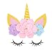ORIENTAL CHERRY Unicorn Party Supplies & Decorations Backdrop For Girls Birthday Party Baby Shower - DIY Unicorn Flower Backdrop