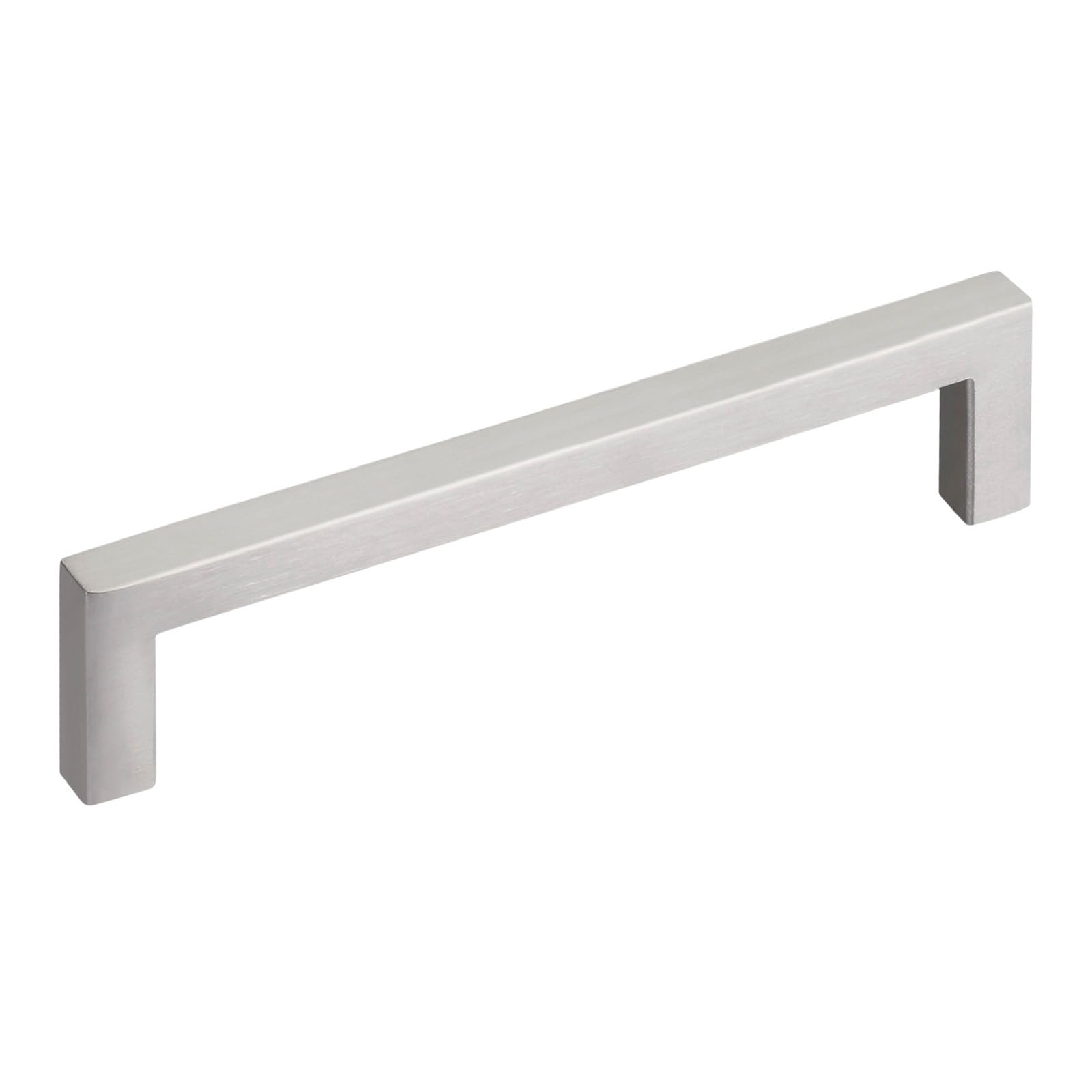 Set of 10 x SO-TECH® Furniture Handle E8 Real Stainless Steel Borehole Spacing 128 mm Cabinet Handle