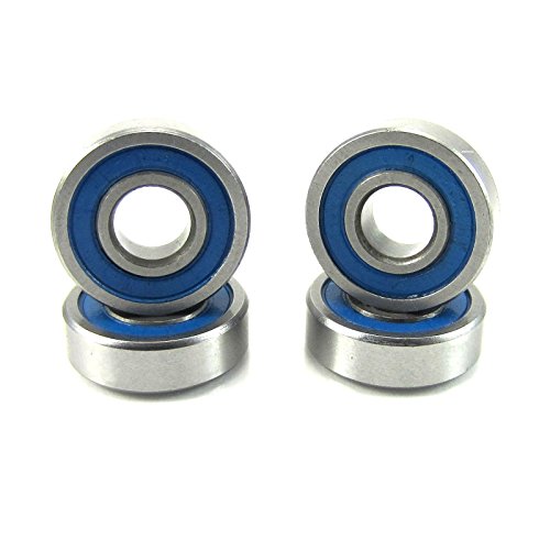 5x13x4mm Precision Ball Bearings ABEC 3 Rubber Seals (4) 695-2RS-BU