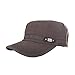 ChezAbbey Military Flat Top Cap Army Cadet Cotton Adjustable Hat Unisex Basic Quick Dry Baseball Hat for Men Women