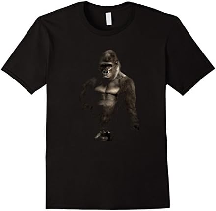 Mens Silverback Gorilla Tee Shirt 2XL Black