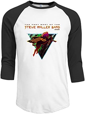 Men Steve Miller Band Band Album Abracadabra Vintage 3/4 Sleeve Raglan Shirts