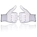 TWY 12 Pieces(6 pairs) White Nylon Anti Static and Anti-slip Gloves,Sewing Work Gloves Size Small to Medium