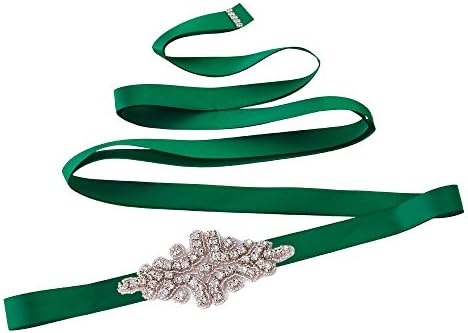 TOPQUEEN wedding sash bridal belts Crystal Bridal Belt Bridal Sash Wedding Belt Wedding Sash for Wedding Dress