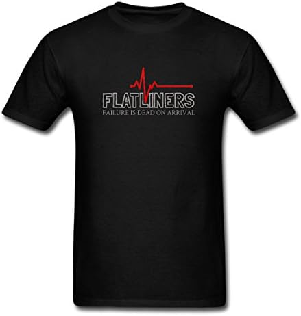 Flatliners Mens Graphic T-Shirt Black Size M