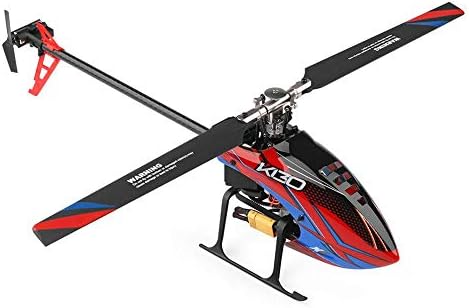 Purplert Helicopter RC Six - Way Single - Blade, Quadcopter K130, Drone without Aileron Aircraft Model