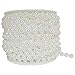 22 Yards Stringed White Beads Garland, Large 0.4-inch Faux Pearls by The Roll for Crafting & Decorating, Cut to Any Length - SciencePurchase