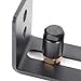 HIIMIEI Barn Door Floor Guides 2 Pack, Heavy Duty Sliding Barn Door Floor Guide Stay Roller Guide Flush to Floor
