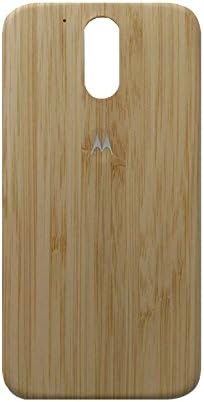 Moto G4 Plus Battery cover Bamboo