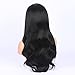 FUHSI Kanekalon Futura Fiber 13×6 Inch Lace Real Natural For Women–Soft&Smooth, Body Wave Lace Front Wig,Elastic Straps,Comfortable & Adjustable For Perfect Fit –2# Blonde 250D 22