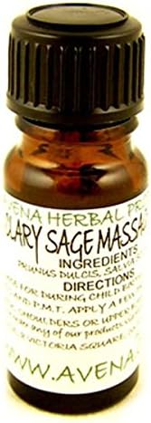 Clary Sage Massage Oil 10ml Bottle