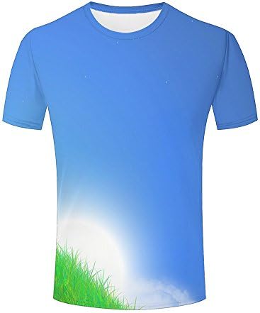 3d t-Shirts For Men Unisex Fallen Leaves Grpahic Fashion Tees Tops M