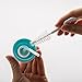 6 in 1 Bottle Brush Cleaner Kit, Cleaning Brush Set for Cups Sports Bottle Baby Bottle Nipple Straws and more (Green)