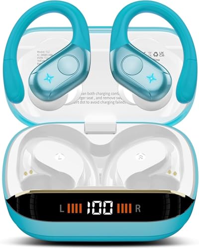 Qecnato Wireless Earbuds Bluetooth 5.4 75H ENC Mic