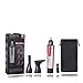 Nose Hair Trimmer,ROZIA Stainless Steel Nose Trimmer Beard Trimmer Mustache Shaver,Ear Trimmer Eyebrow Trimmer for Men Battery-Operated with Wet/Dry Design