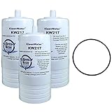 KleenWater AP217 Aqua-Pure Compatible Filter (3), Aqua-Pure AP200 Water Filter System Replacement O-Ring (1)