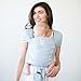 LÍLLÉbaby Tie The Knot Wrap II Ergonomic Baby Carrier Wrap for Infants Babies Toddlers, Powder Blue