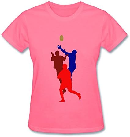 Aeenohik Women's Rugby Kickoff Jumpers Short Sleeve T shirt S