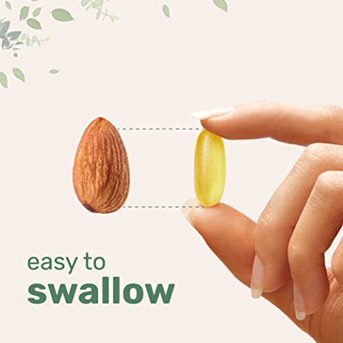 Micro Ingredients - Omega 3 DHA 1000mg con EPA 500mg, 200 Cápsulas Blandas, Sabor Limón