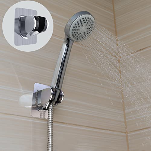 TCOTBE 2 Pieces Removable Shower Head Holder Adjustable Handheld Shower