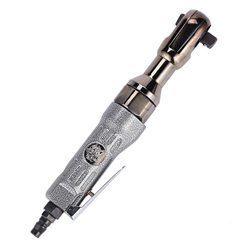 Air Ratchet Wrench 3/8 Inch Pneumatic Impact Spanner Heavy Duty Torque Drive 1/2 Inch (1/2 inch Iron Grey)