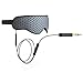 iBREK Sleep Headphones & Travel Bag, Dismountable Washable Sleeping Eye Mask Headphones with Volume Control for Sleeping, AirTravel, Snoring, Insomnia, Meditation and Relaxation-Black